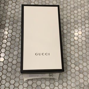Empty men’s shoe box. Gucci